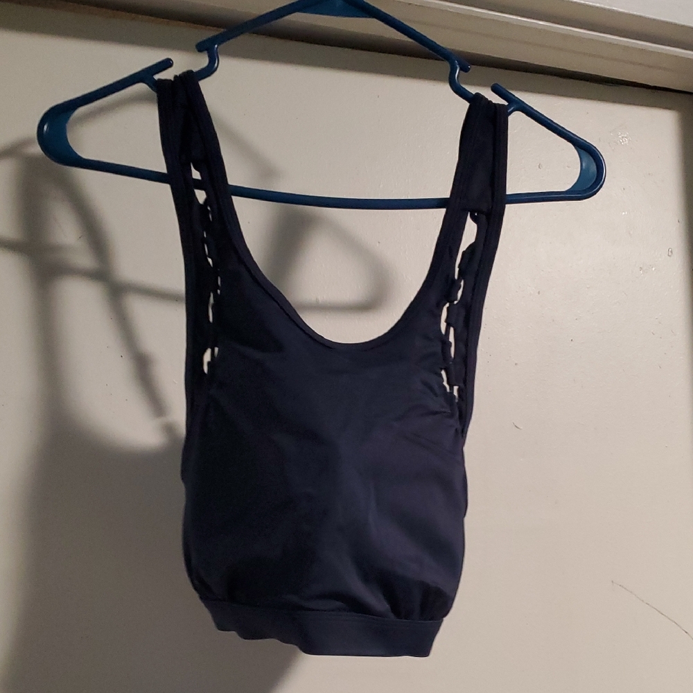 Athleta Dark Blue Activewear Top